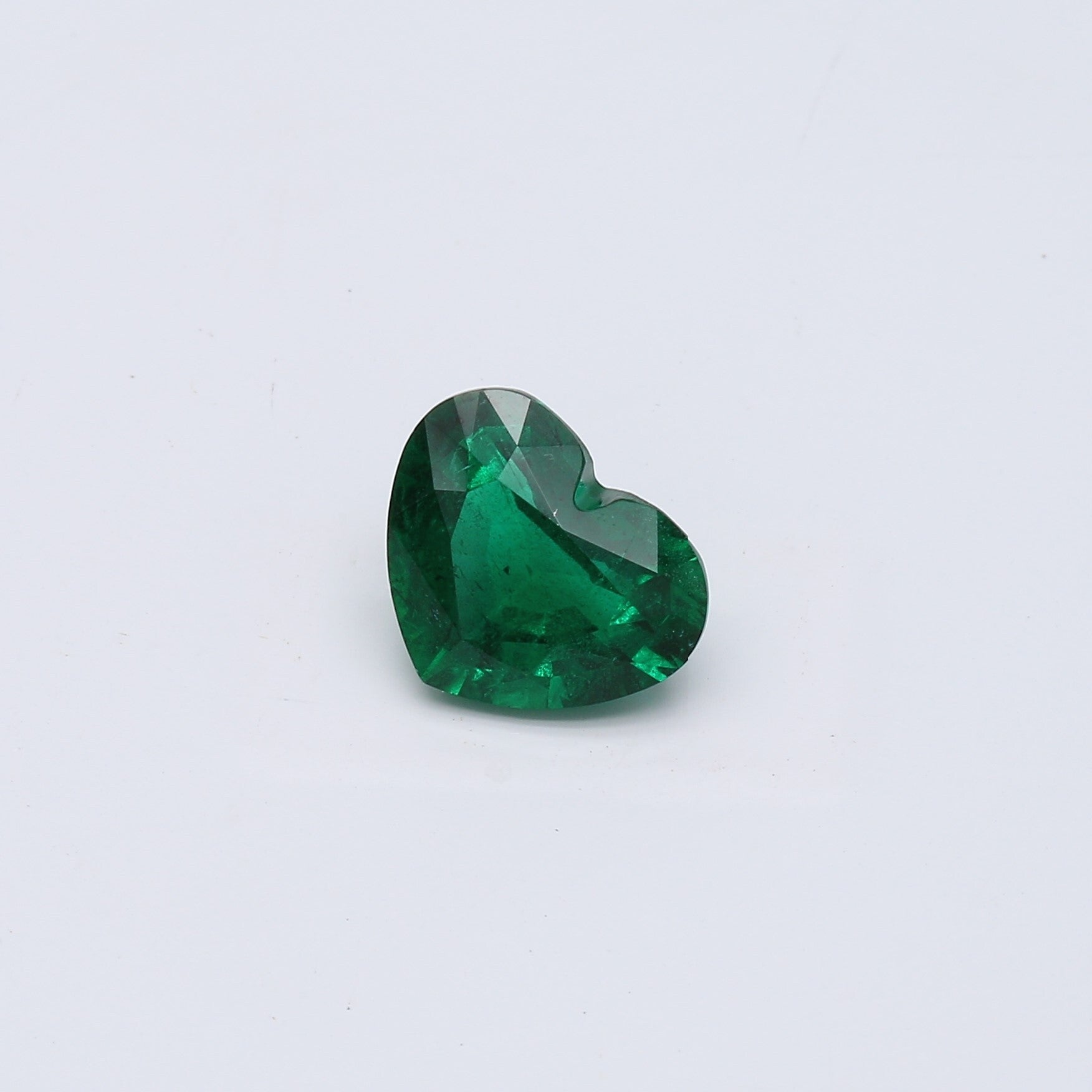 2.10 ct. Heart Shape Emerald GRS Insignificant