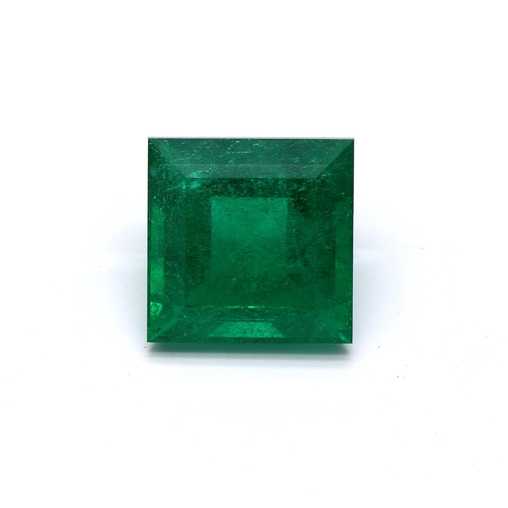 2.65 ct. Square Emerald AGL No Oil