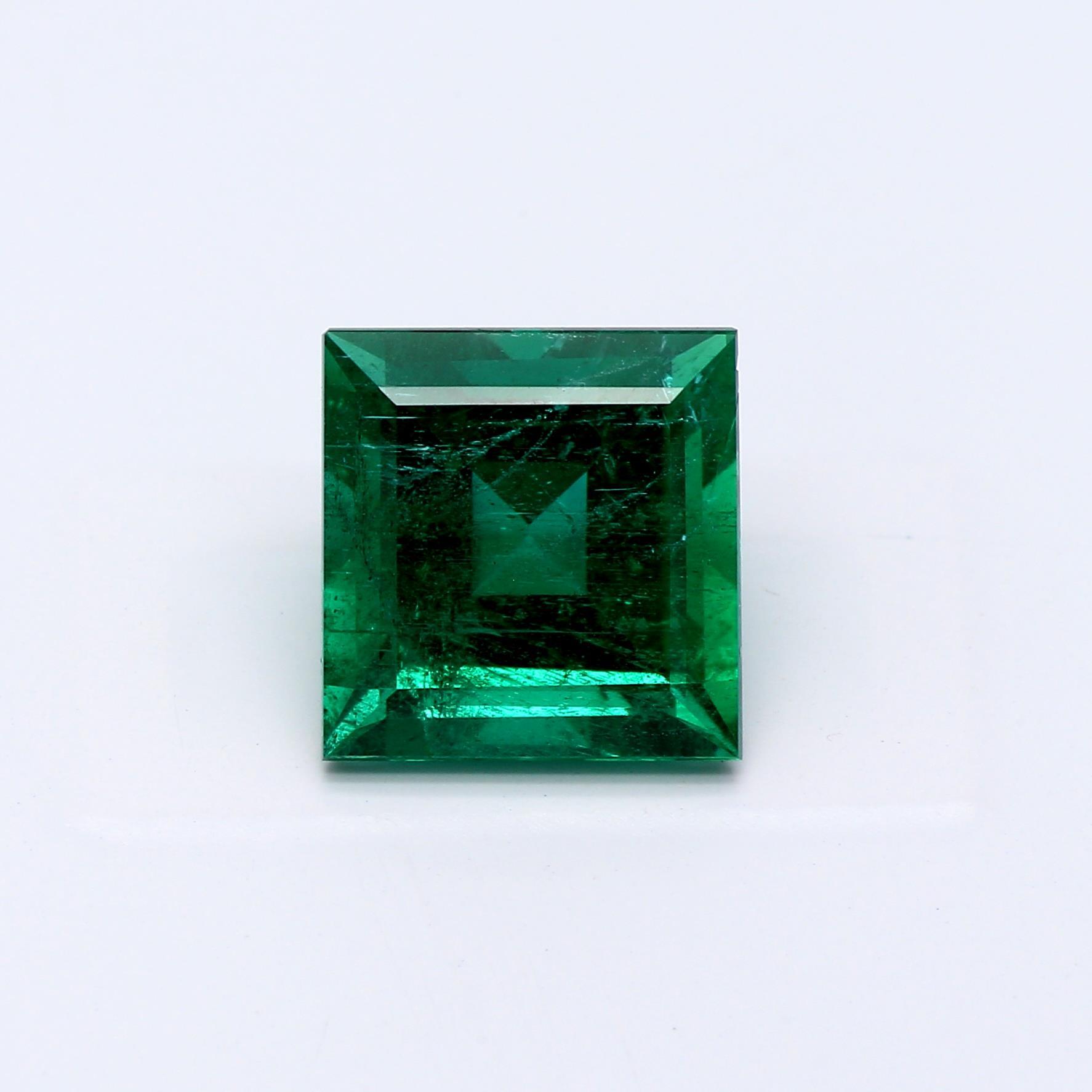 2.30 ct. Square Emerald AGL Minor
