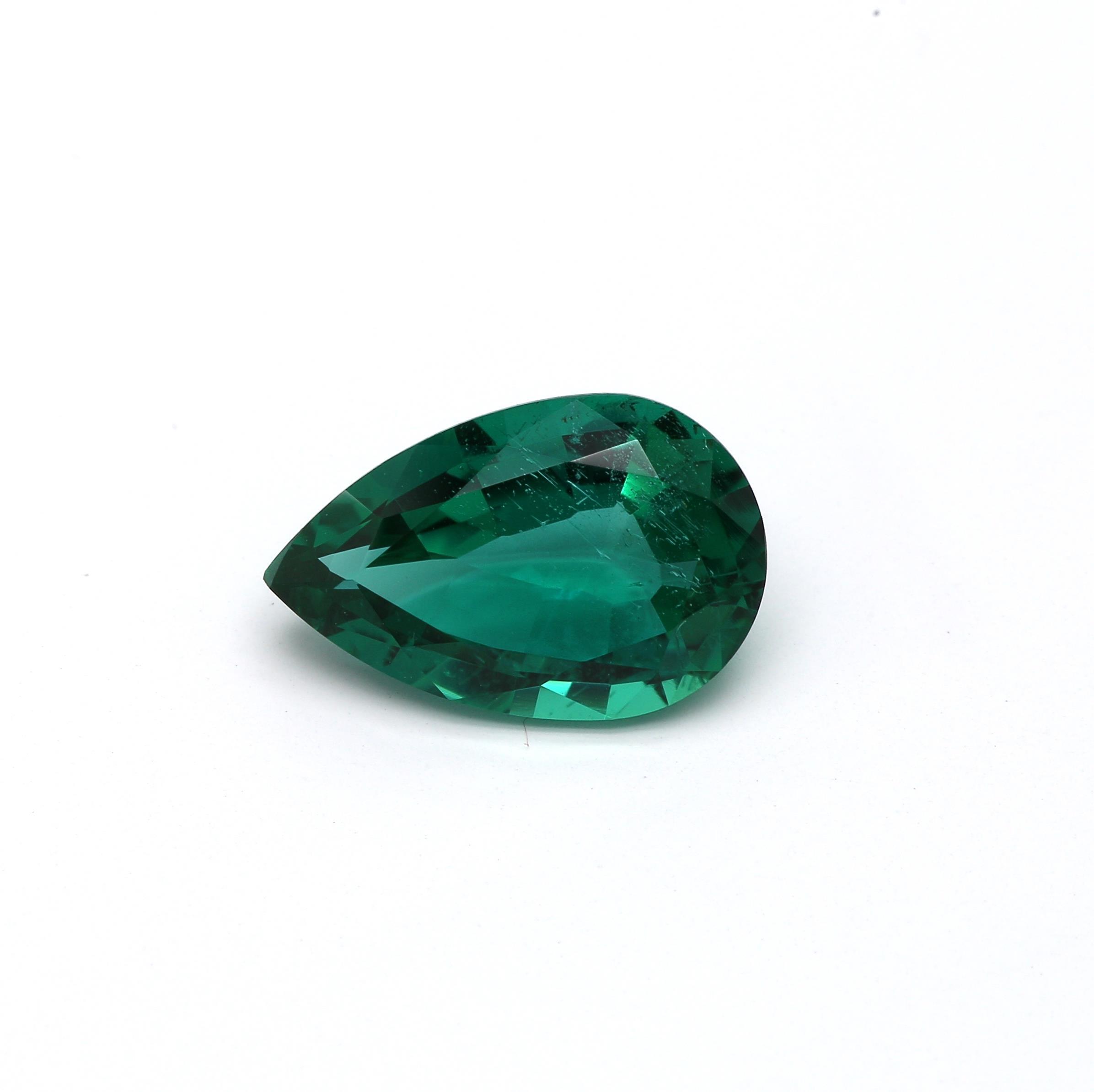 2.05 ct. Pear Shape Emerald GRS No Oil