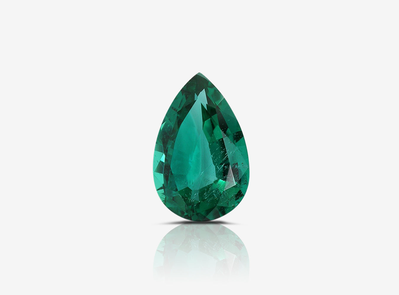 2.05 ct. Pear Shape Emerald GRS No Oil