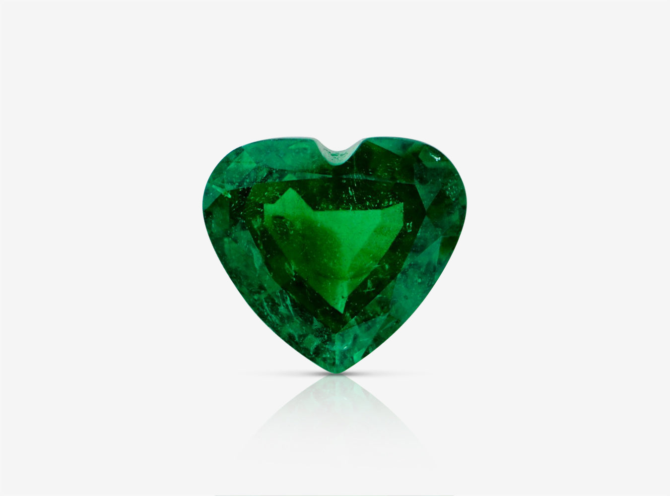 2.29 ct. Heart Shape Emerald AGL Minor
