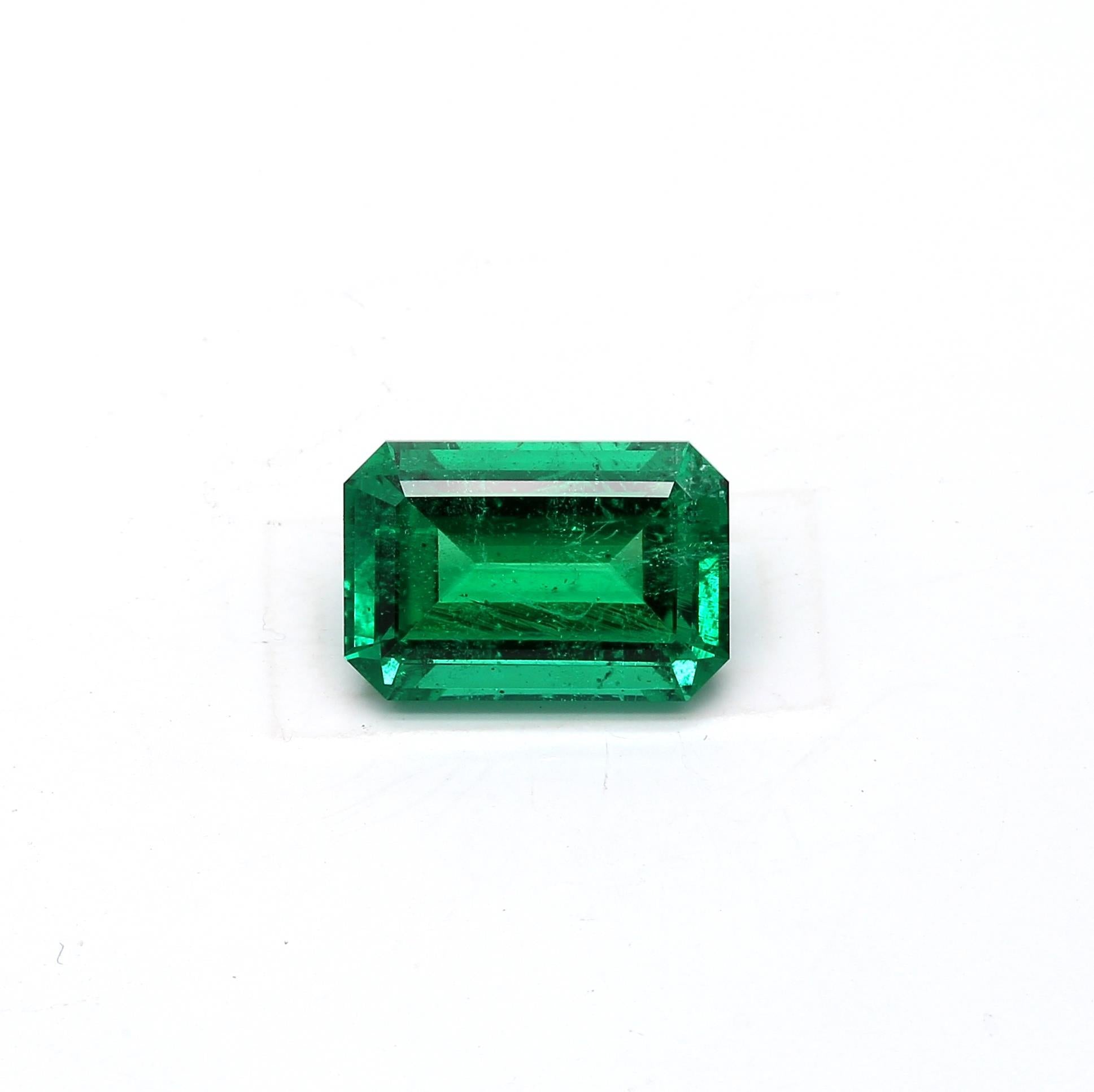 3.59 ct. Emerald GRS No Oil