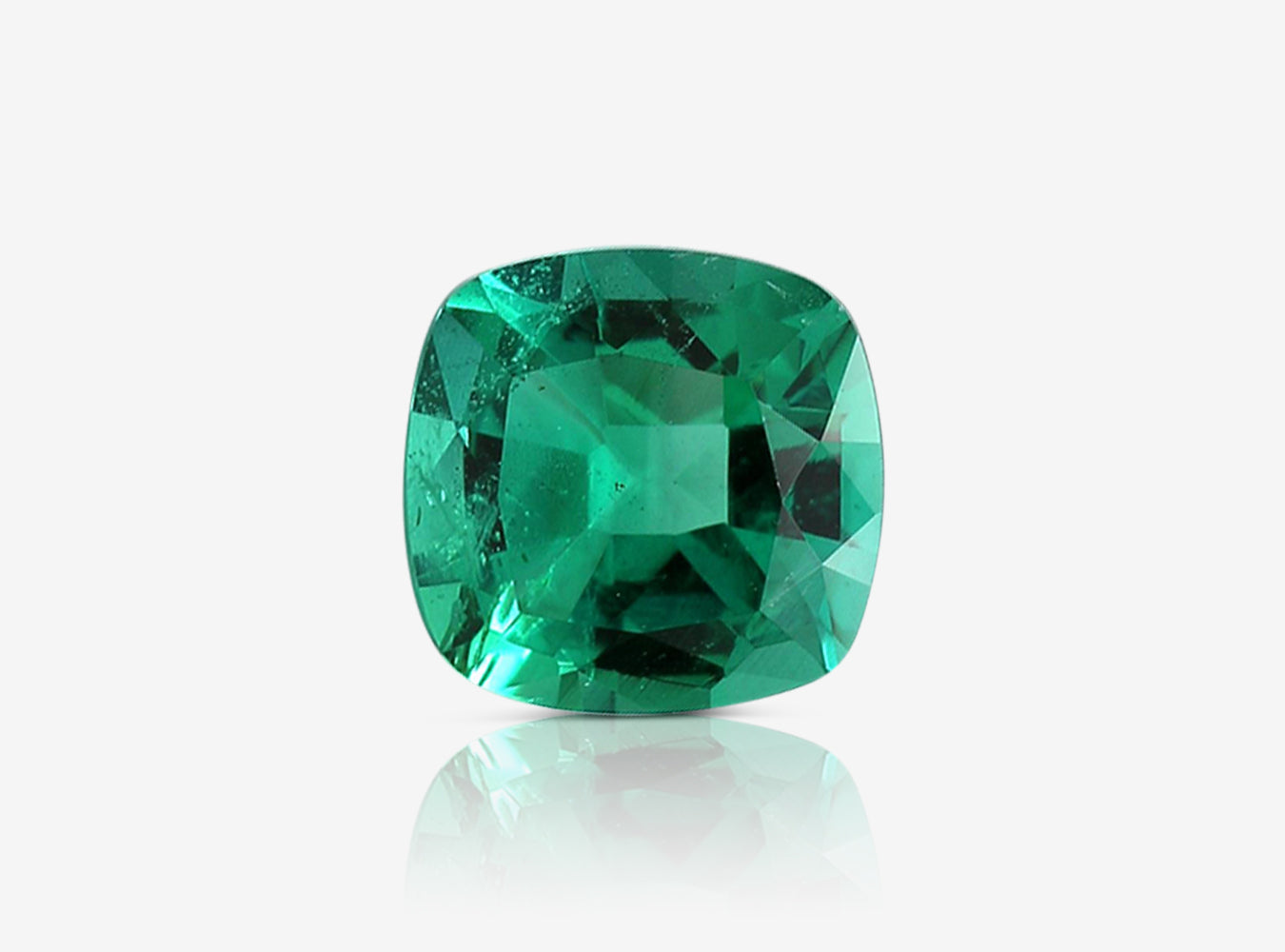 0.94 ct. Cushion Emerald GRS Insignificant