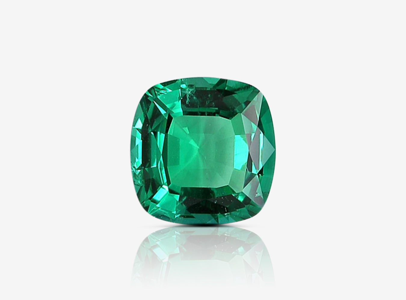 2.01 ct. Cushion Emerald GRS No Oil