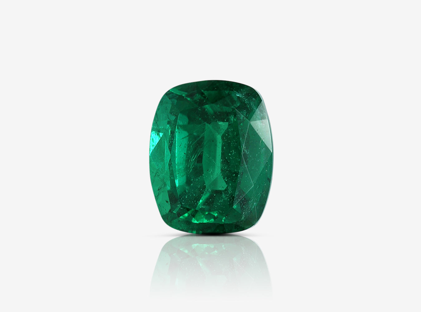 3.16 ct. Cushion Emerald GRS Minor