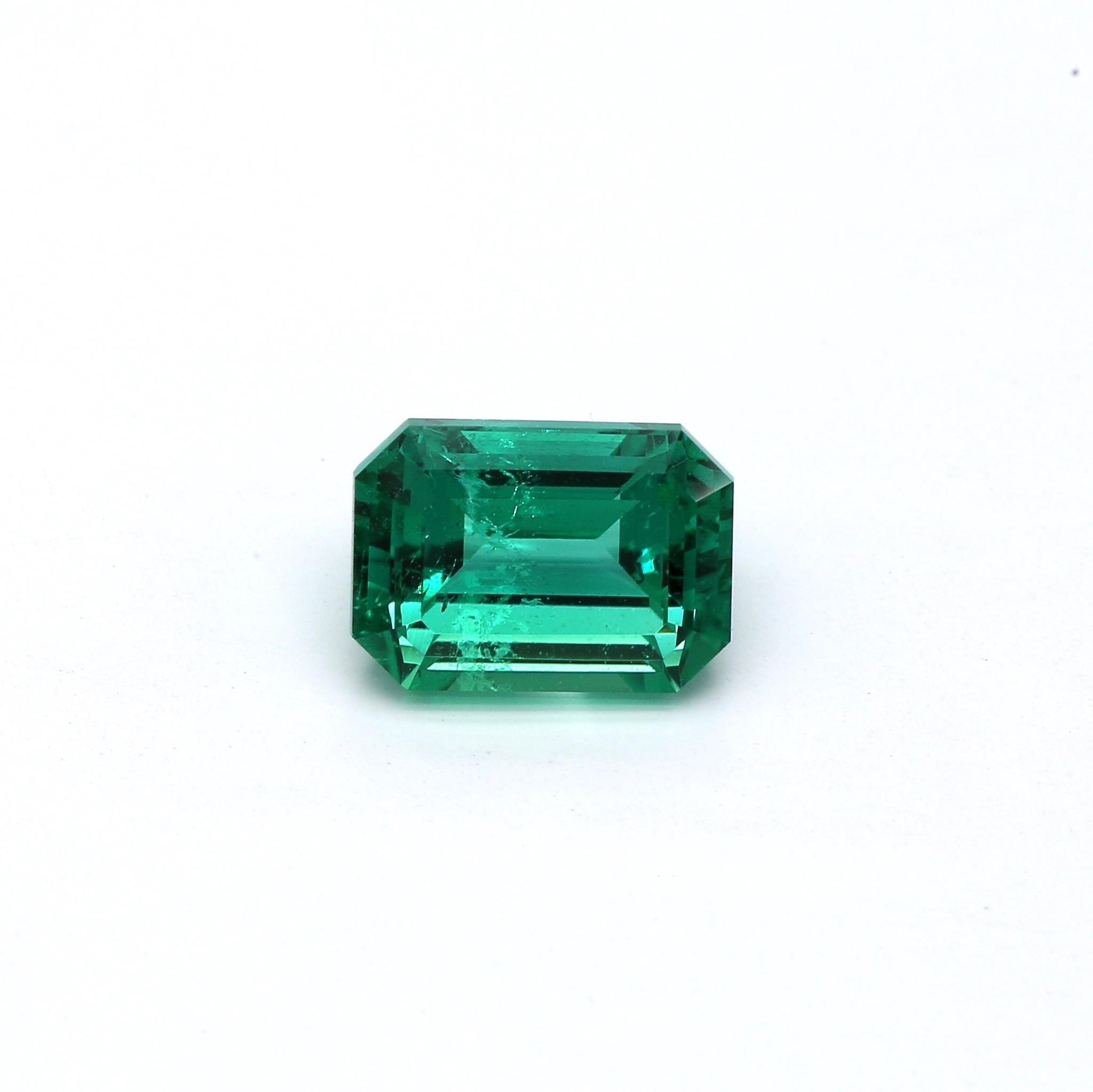 1.37 ct. Emerald GRS No Oil
