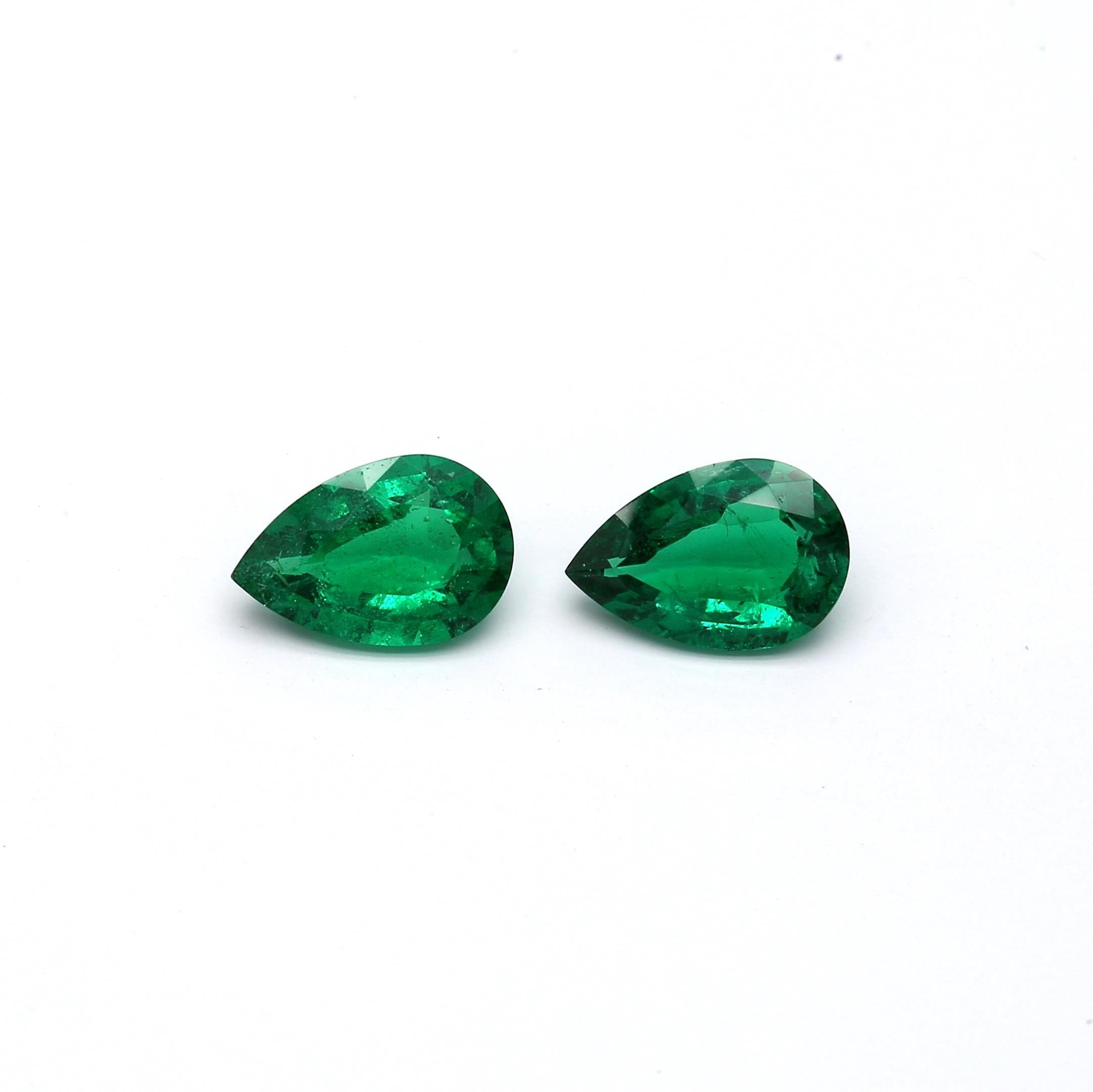 1.04 ct. Pear Shape Emerald GRS Insignificant
