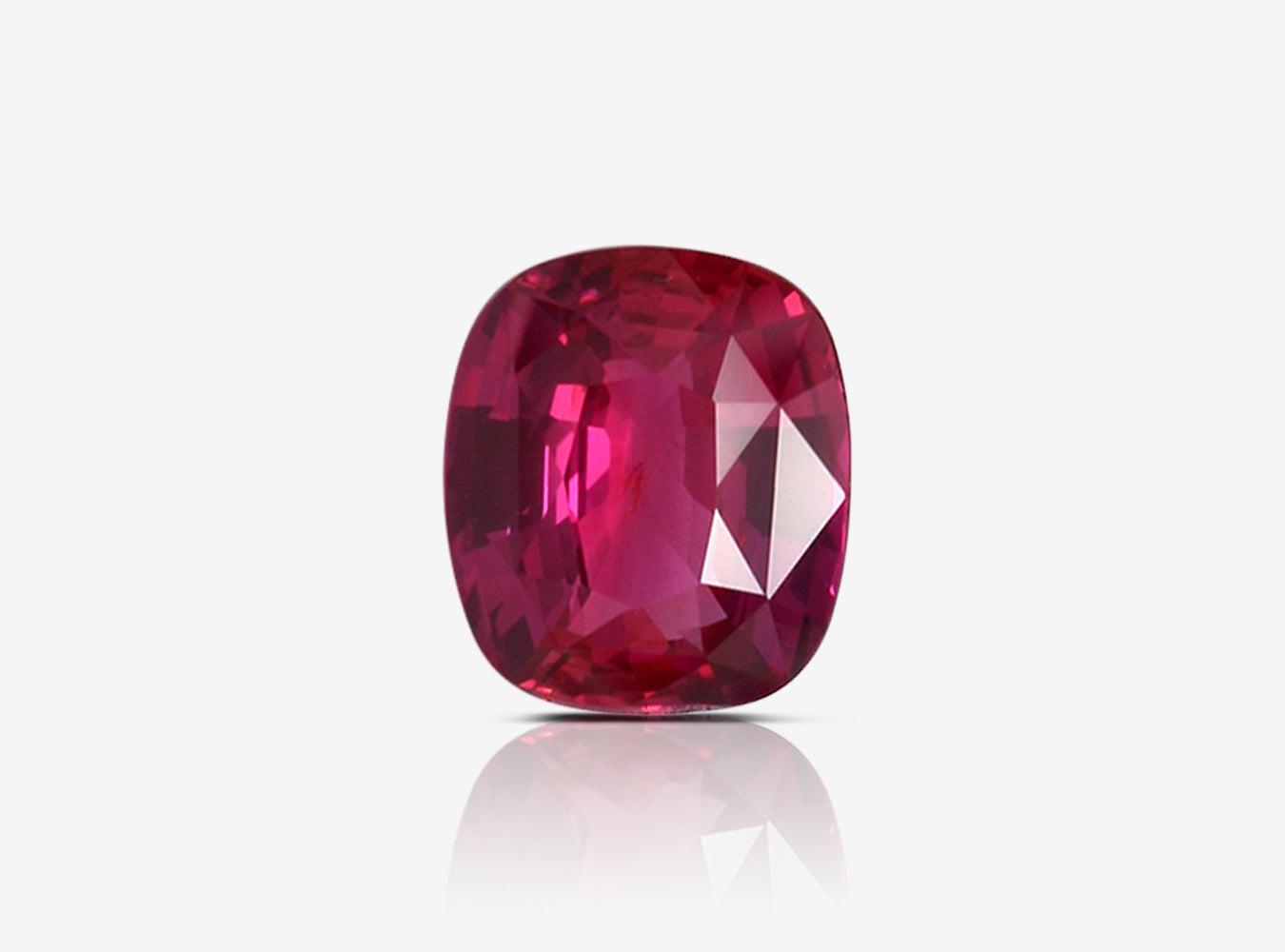 5.55ct Ruby Cushion Modified AGL