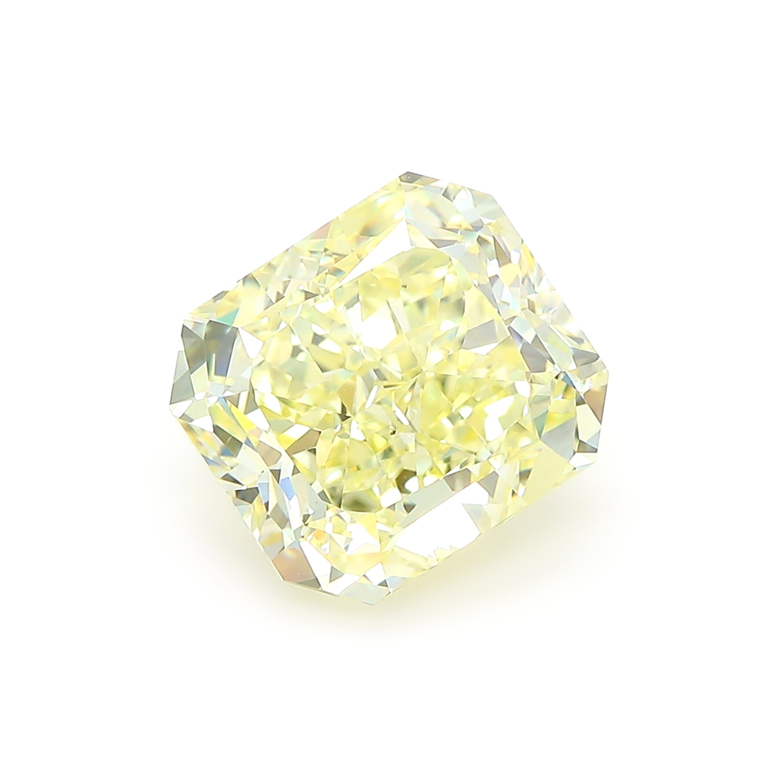 4.15ct RAD Fancy Yellow VS2 GIA