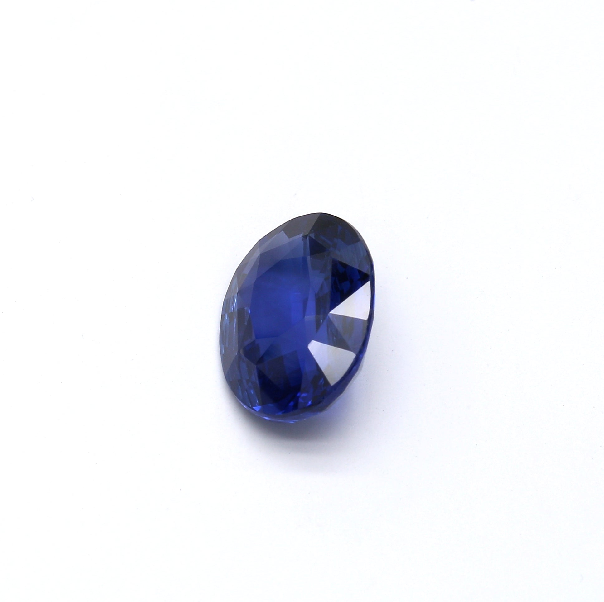 5.05ct OV Intense to Vivid Blue GRS