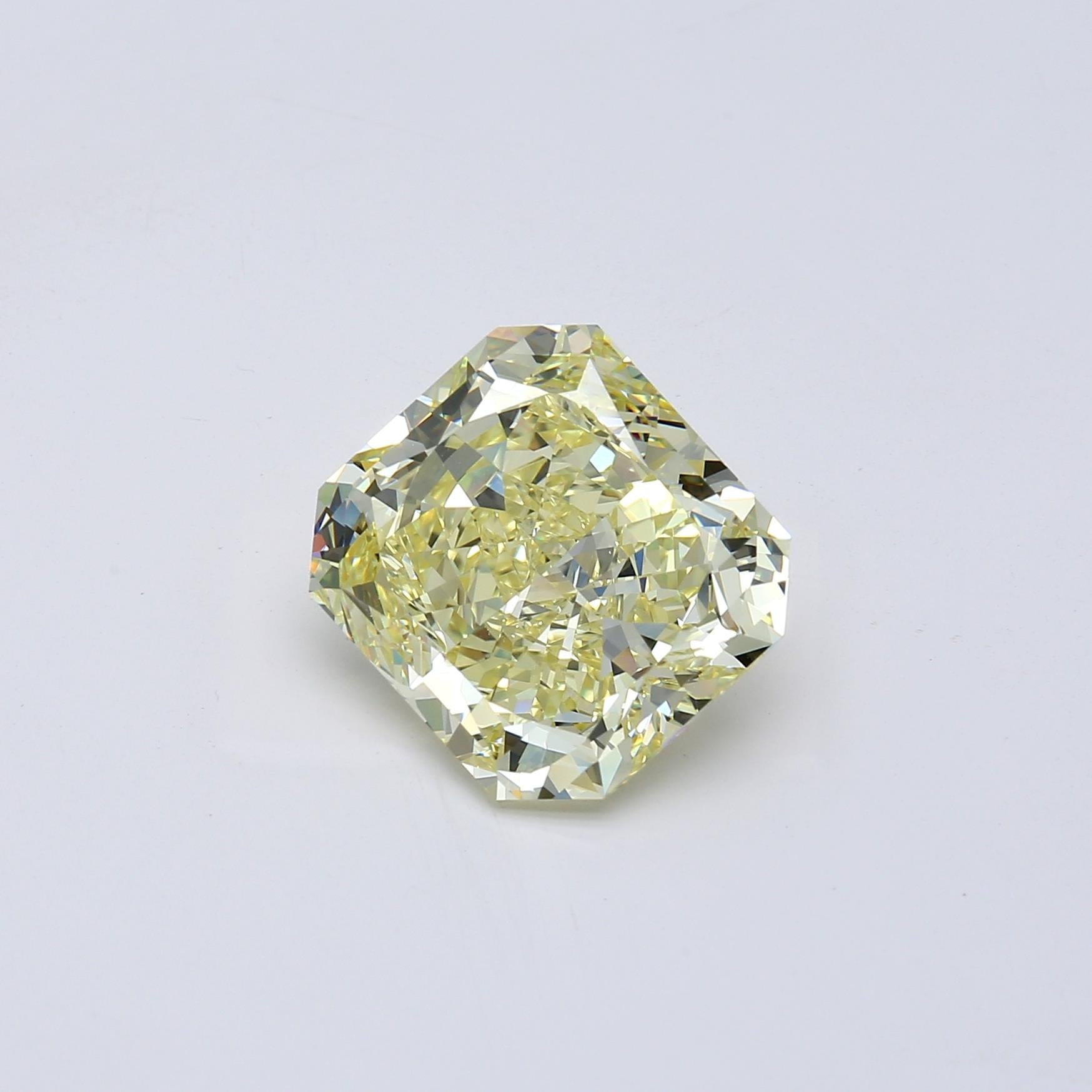 6.72ct RAD Fancy Yellow VVS1 GIA