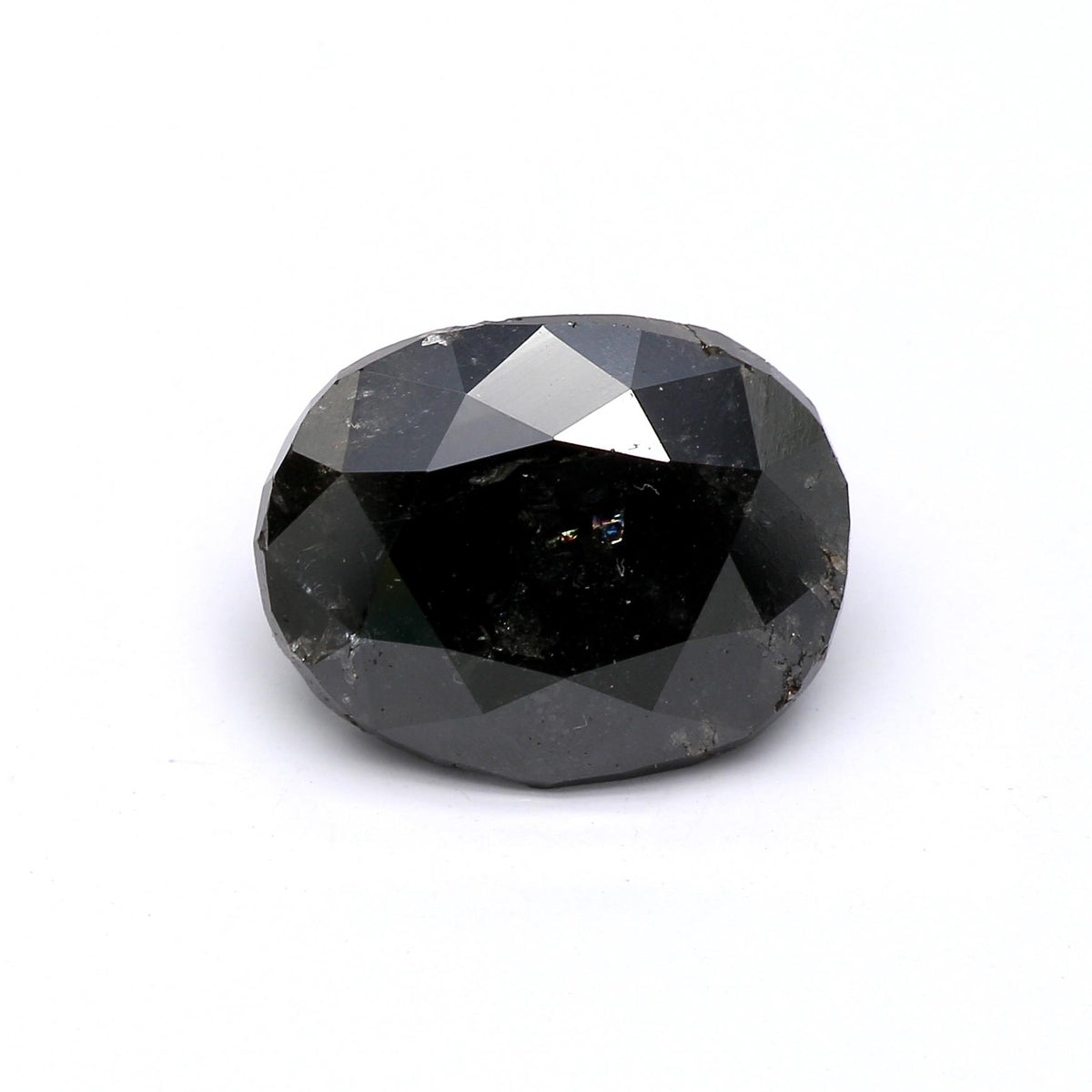 3.81ct OV Fancy Black GIA