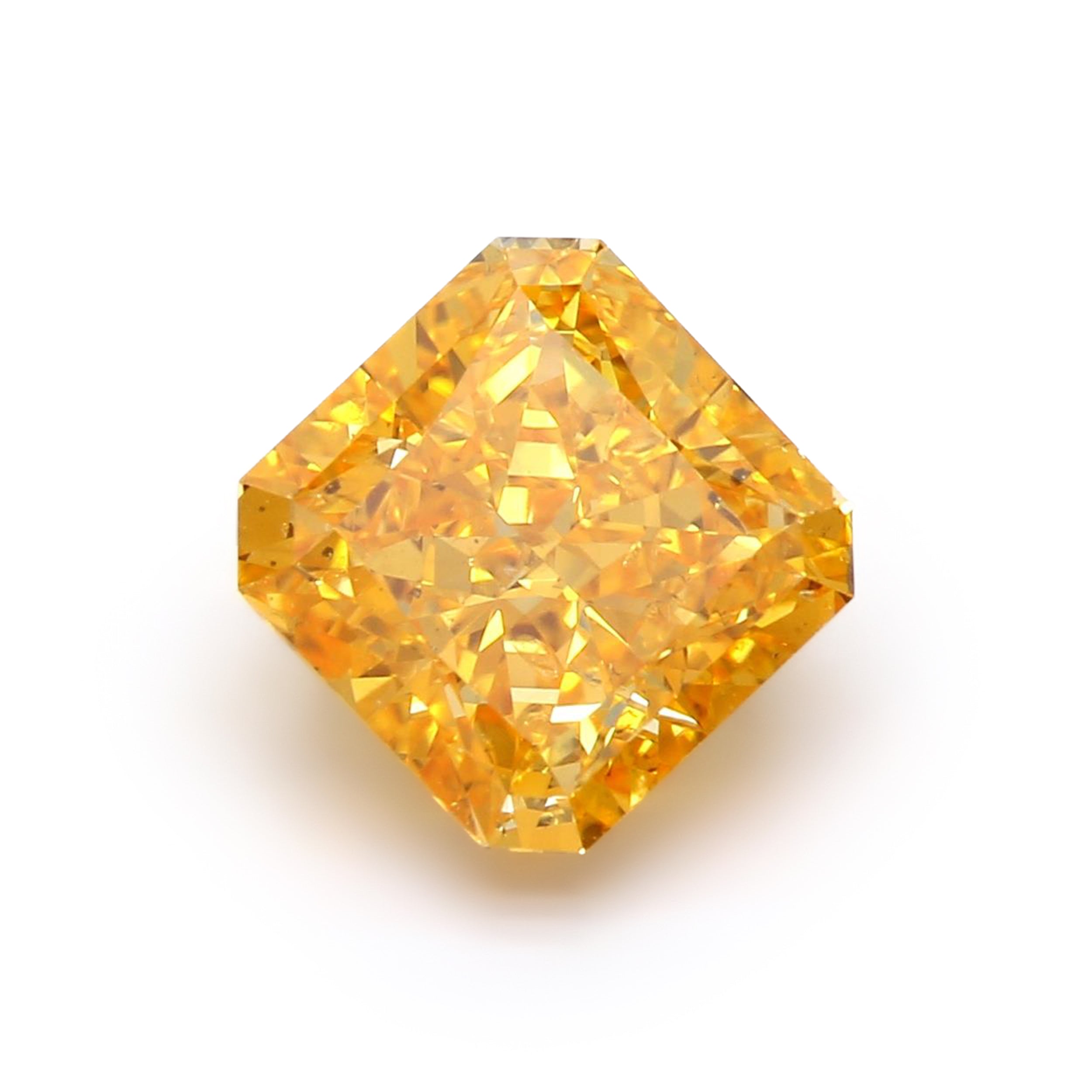 2.02ct RAD Vivid Orange SI2 GIA