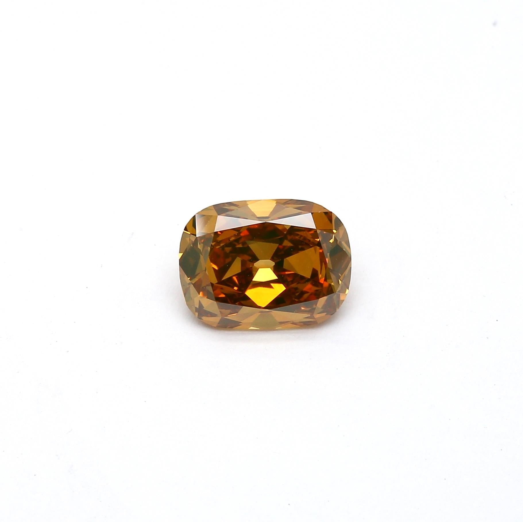 3.07ct OMB Fancy Deep Orange VS1 GIA