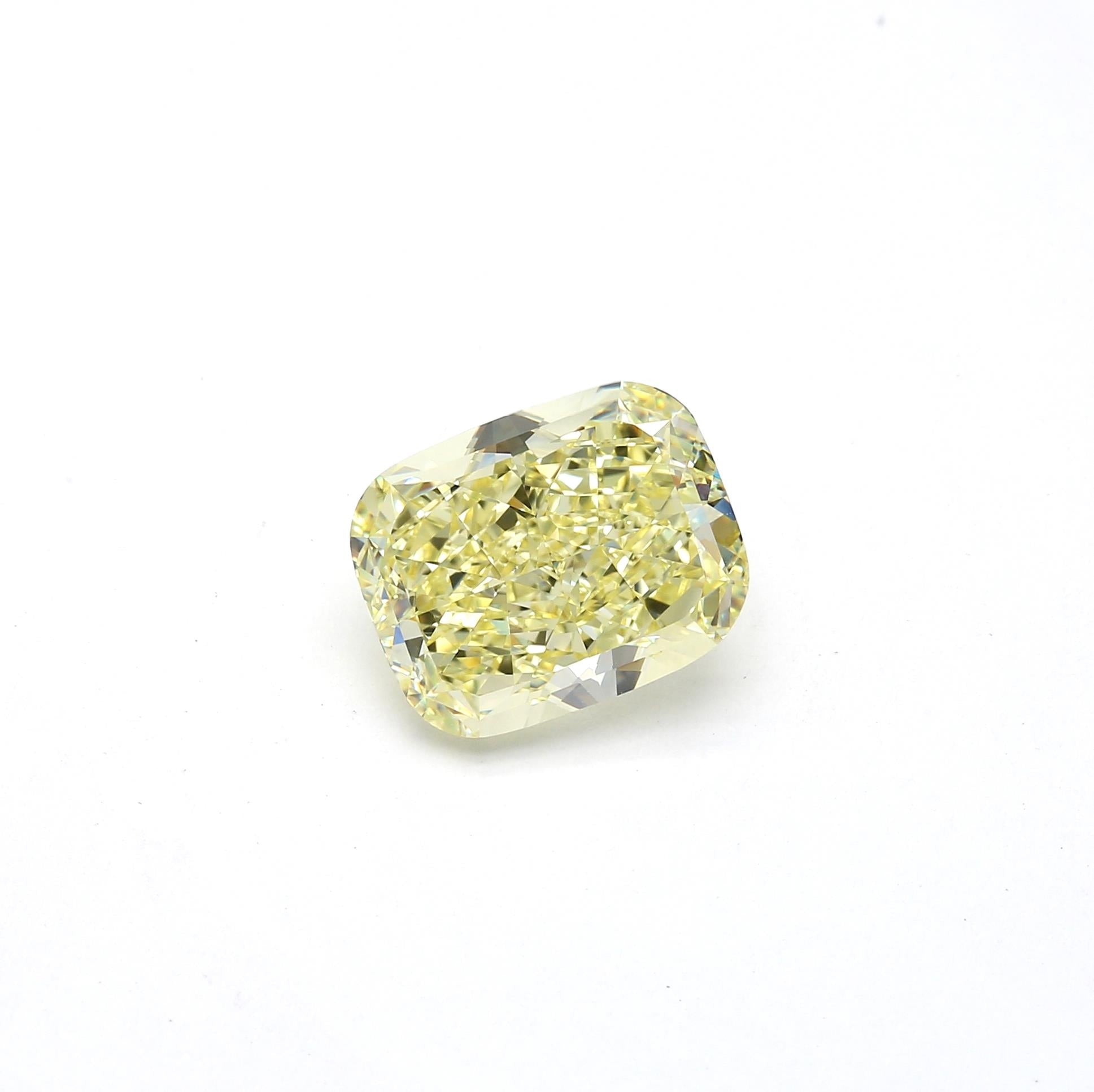 5.31ct CU Fancy Yellow VS2 GIA